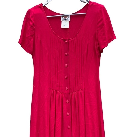 Lanz Originals Dresses & Skirts - Lanz Originals Hot Pink Button Down Dress Vintage sz 8